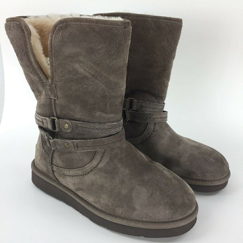 UGG palisade boots 6m taupe brown like new